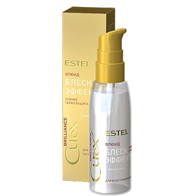 Fluid "Shine effect" for all hair types CUREX BRILLIANCE ESTEL 100 ml